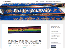 Tablet Screenshot of keithweaves.com